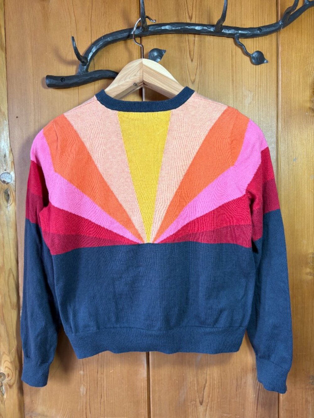 Marine Layer Sunset Icon Sweater - XS - Multi color navy blue - Picture 3 of 4